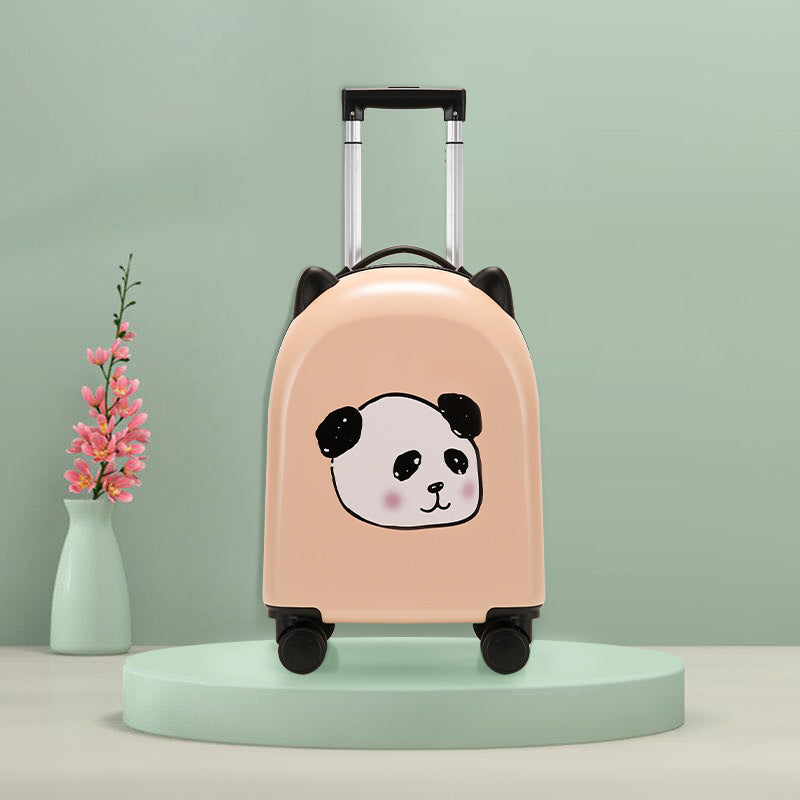 迷你18寸拉杆箱打印图案LOGO行李箱小型儿童箱abs+pc登机箱旅行箱