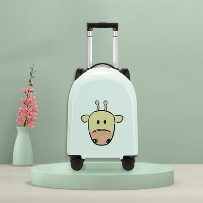 迷你18寸拉杆箱打印图案LOGO行李箱小型儿童箱abs+pc登机箱旅行箱