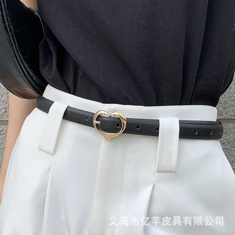 细皮带女款简约复古韩版裤腰带女学生潮流原宿时尚网红通勤风裤带