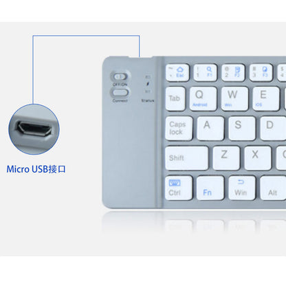 Hot Selling High Quality Folding Wireless Keyboard Mobile Phone Tablet Compatible With Universal Computer Gaming Keyboard