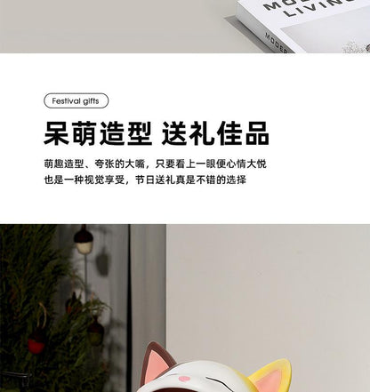 创意猫咪玄关桌面摆件客厅可爱钥匙收纳入户家居装饰品树脂工艺品